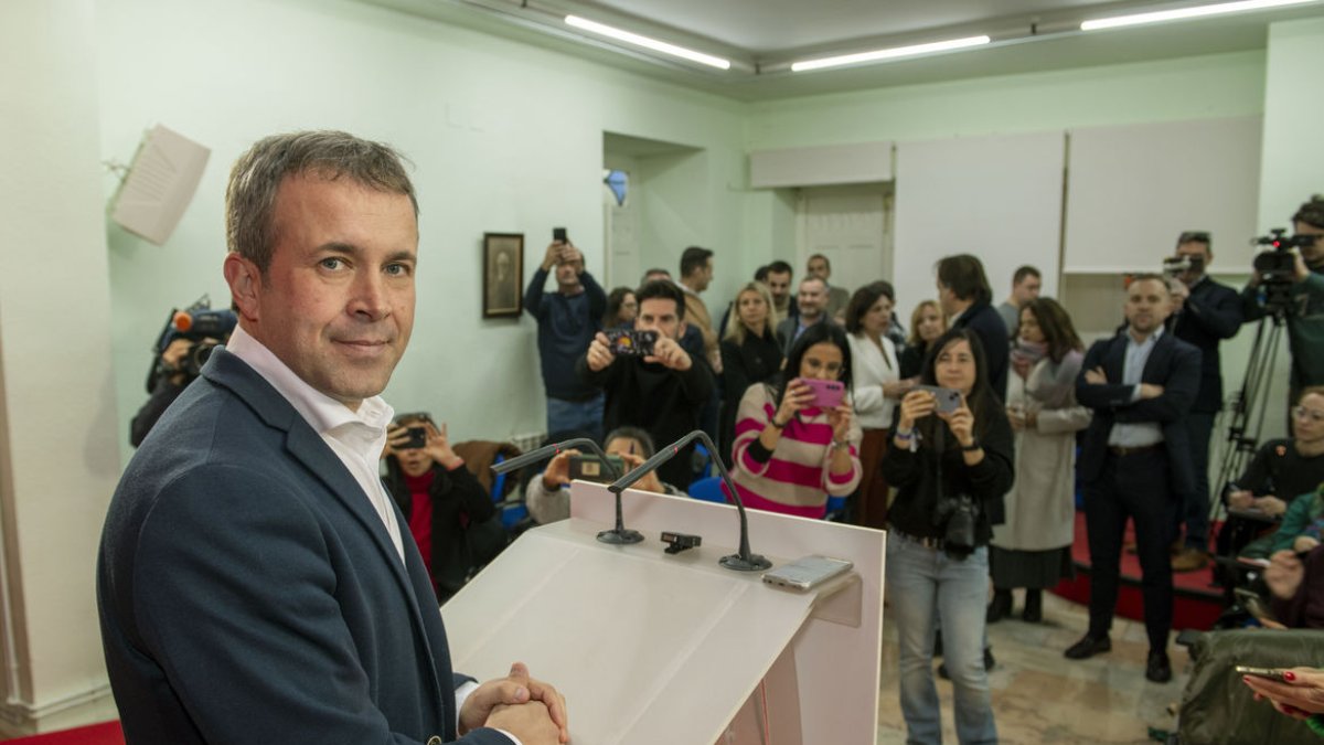 Julio Millán, secretario general del PSOE de Jaén y nuevo alcalde. - EFE/JOSÉ MANUEL PEDROSA