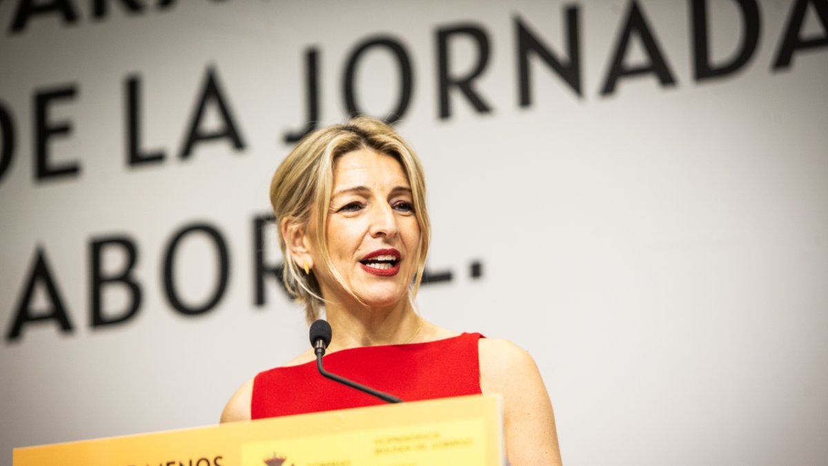 La vicepresidenta segunda del Gobierno, Yolanda Díaz.
