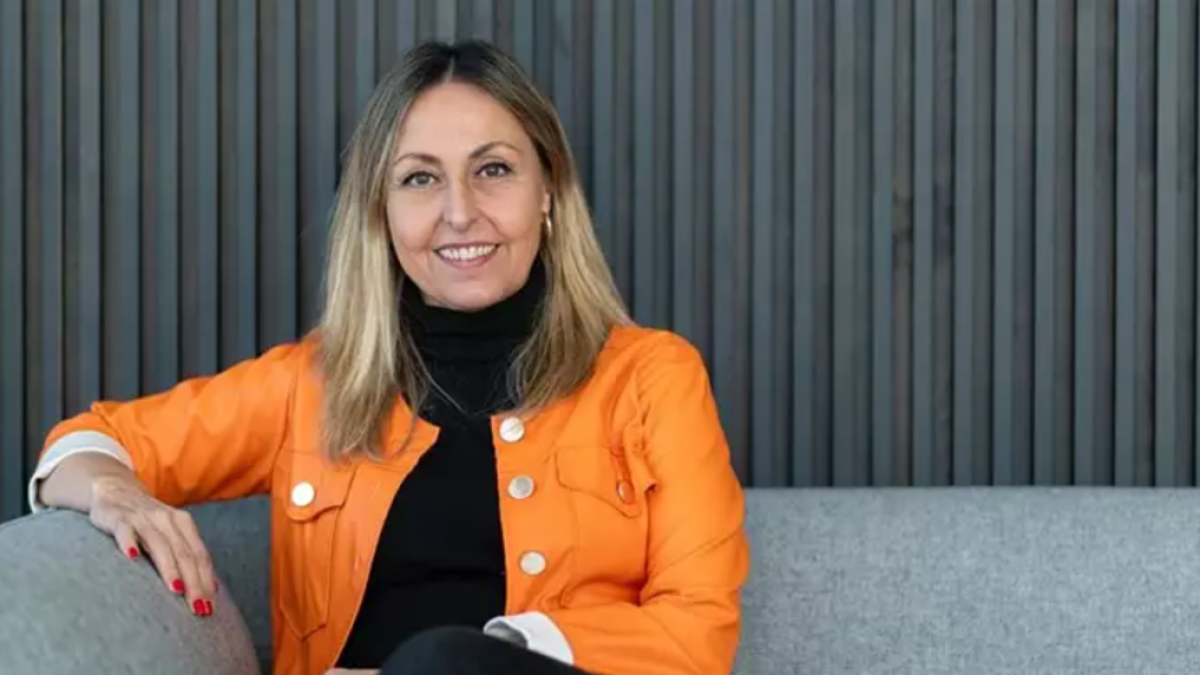 La consellera d’Igualtat i Feminisme, Eva Menor, durant l’entrevista amb Europa Press.