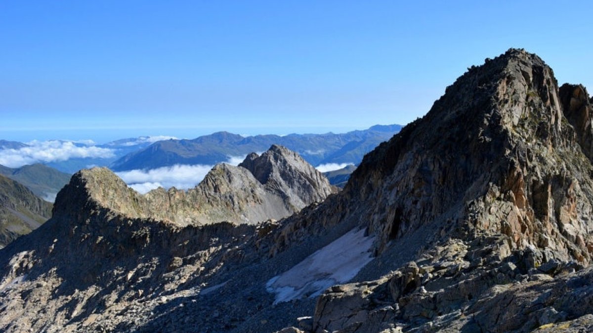 Imagen de la Cresta de Salenques, lugar en el que fue hallado el montañero fallecido. - AJUNTAMENT DE TIVISSA