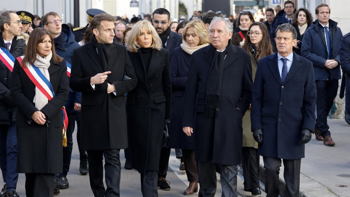 Hidalgo i Macron van encapçalar la cerimònia. - EFE/EPA/LUDOVIC MARIN / POOL MAXPPP OUT