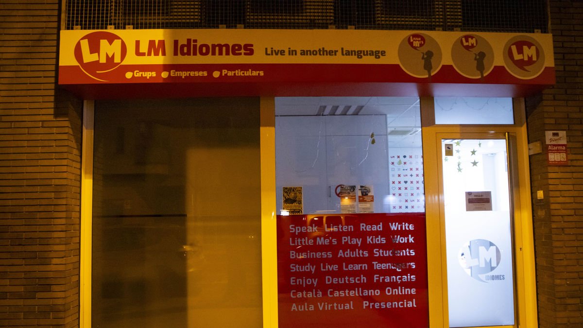 La academia de LM de la Bordeta, en la avenida de las Garrigues, era la mayor de la empresa. - GERARD HOYAS