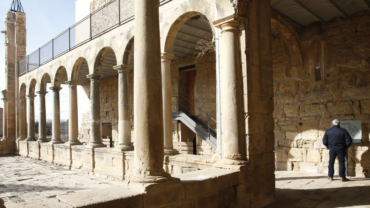 Imatge d’arxiu d’una de les visites guiades al monestir durant les jornades de Patrimoni. - GERARD HOYAS