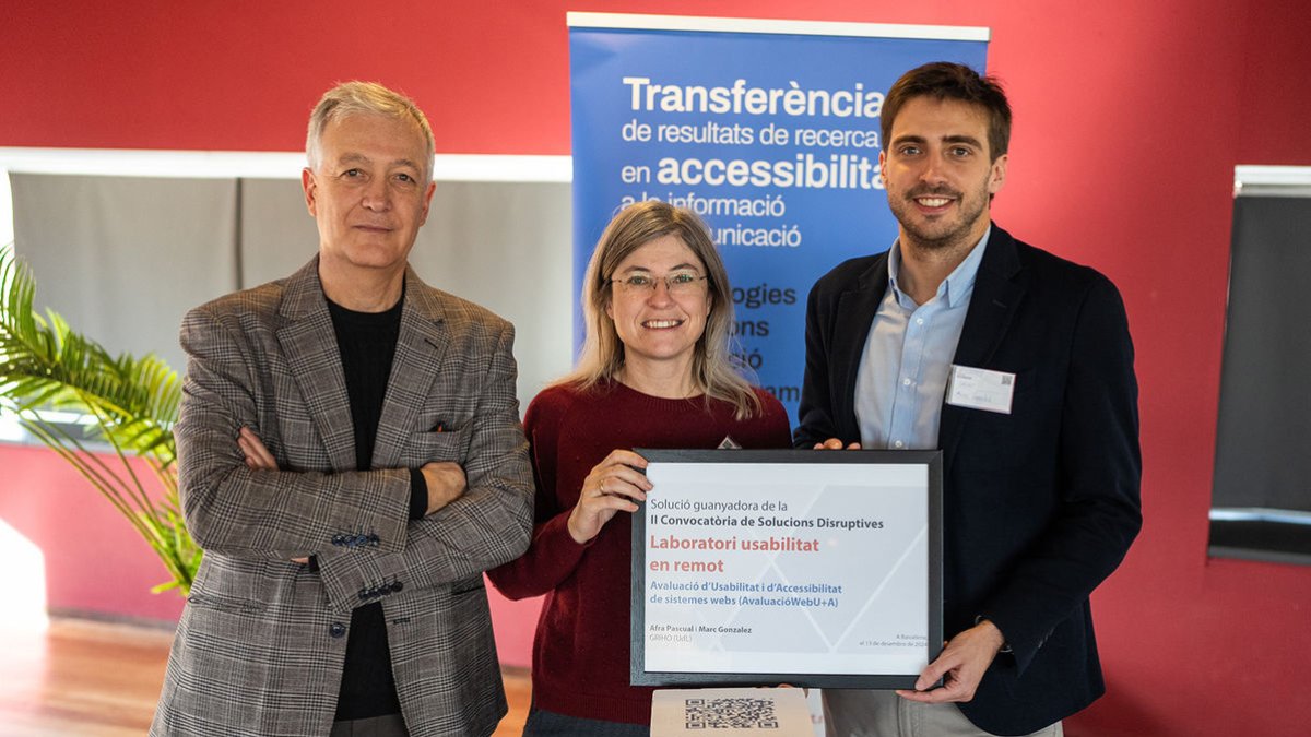 Va ser premiat per Accesscat. - UDL