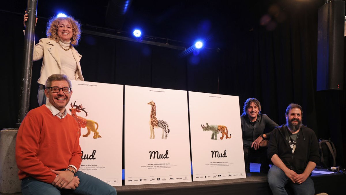 Presentación ayer en el Cafè del Teatre del 18 festival neo-folk Músiques Disperses MUD de Lleida. - AMADO FORROLLA