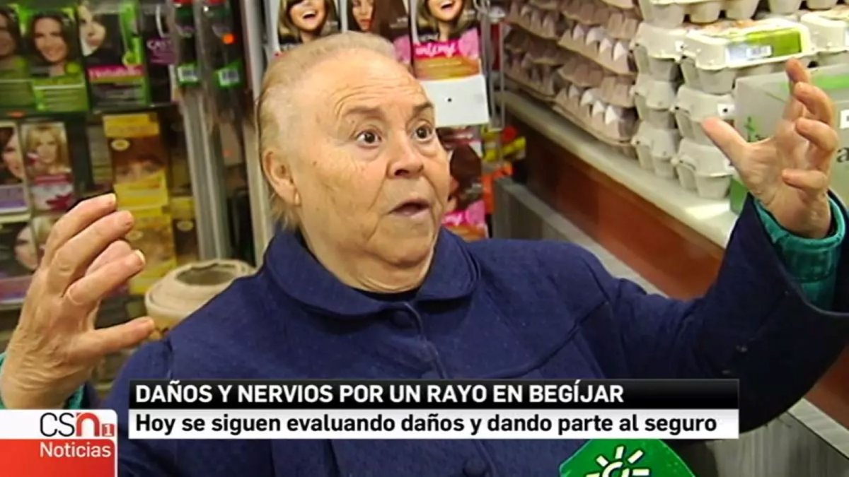 Antonia, la abuela de Jaén que se hizo famosa a raíz de un corte en Canal Sur.