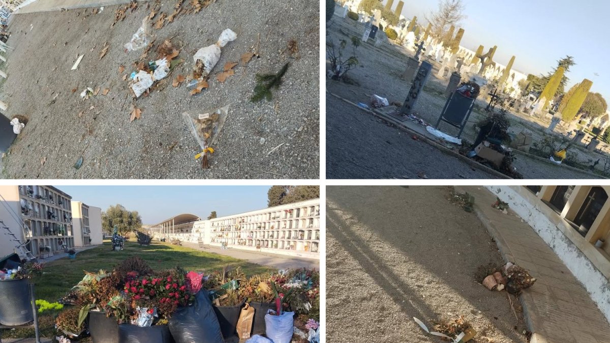 Estado del cementerio de Mollerussa