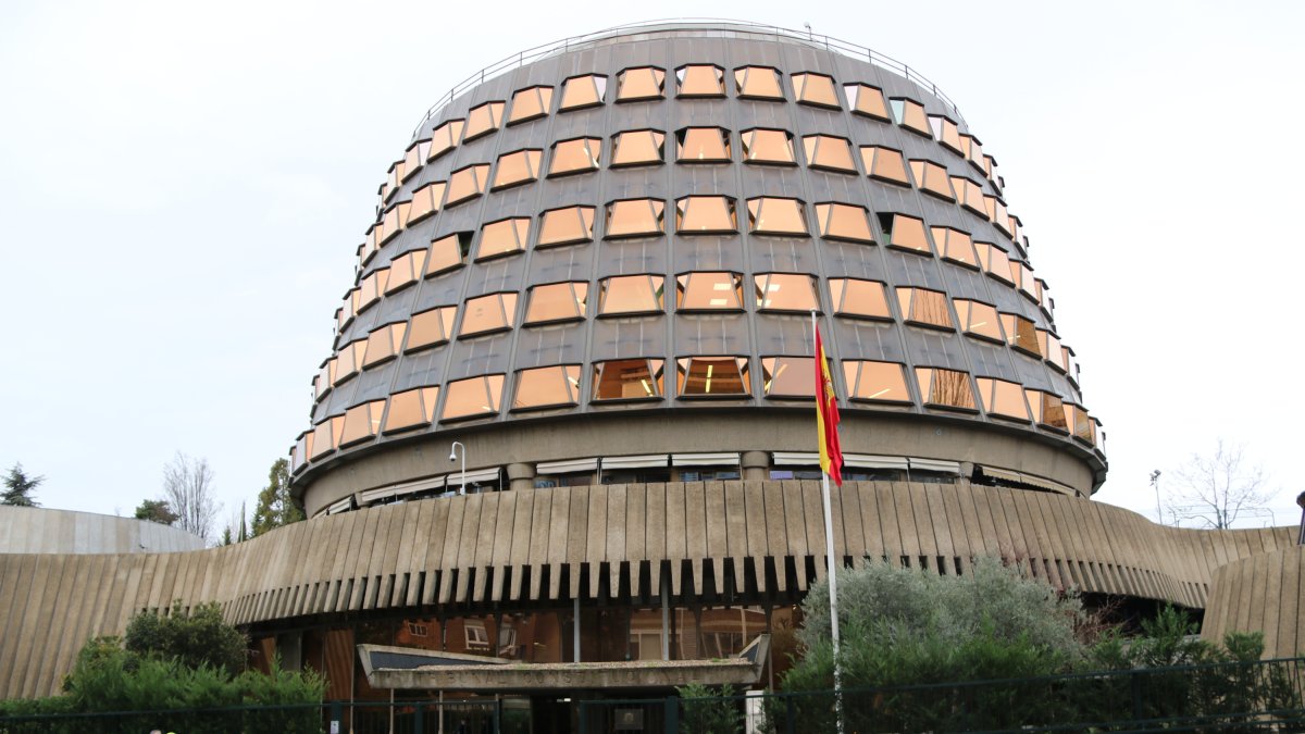 Imatge de l'edifici del Tribunal Constitucional a Madrid.