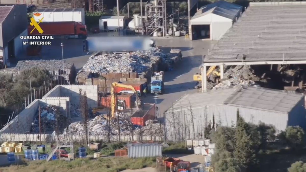 Imatge de la planta de Griñó a Constantí, Tarragona. - GUÀRDIA CIVIL