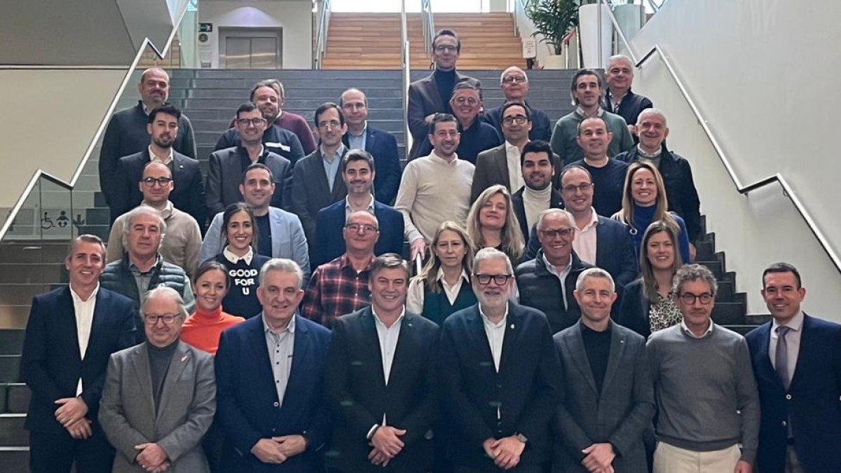 L’última reunió del grup d’empresaris Batec, ahir a la Llotja.