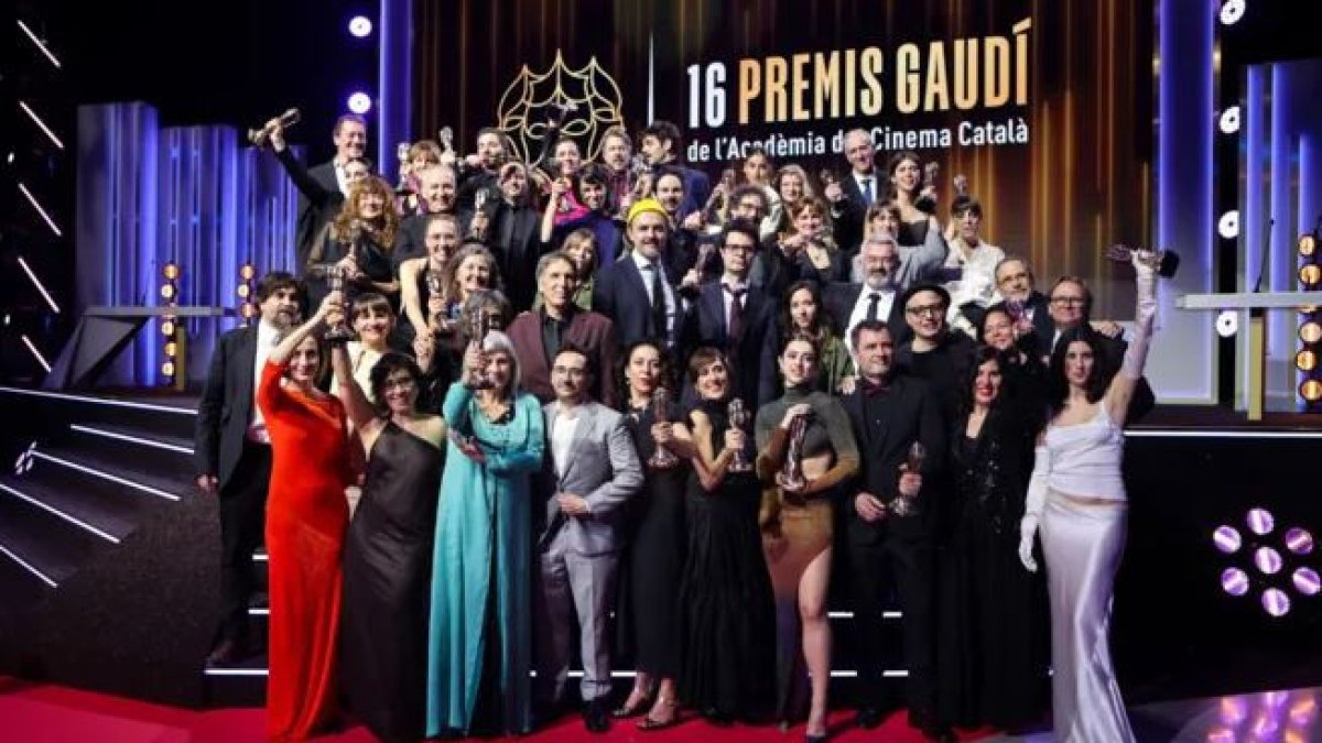Los galardonados de la ceremonia de los Premios Gaudí en el 2024. - TV3