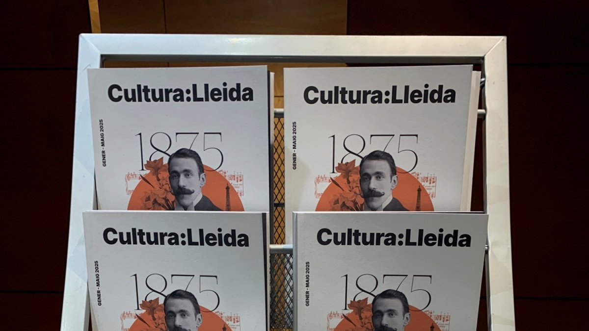 La portada del llibret cultural del primer semestre del 2025 s'ha dedicat a l'Any Viñes