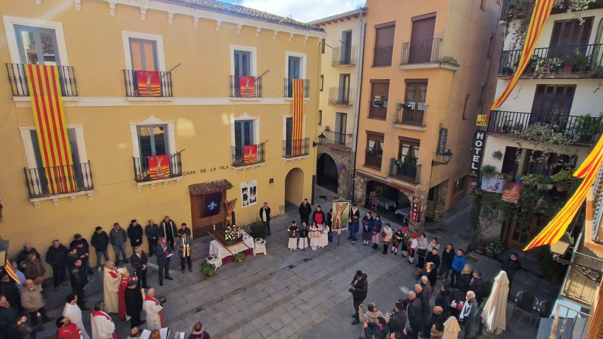 La misa de celebración de Sant Sebastià del pasado año. - A.E.P.S.