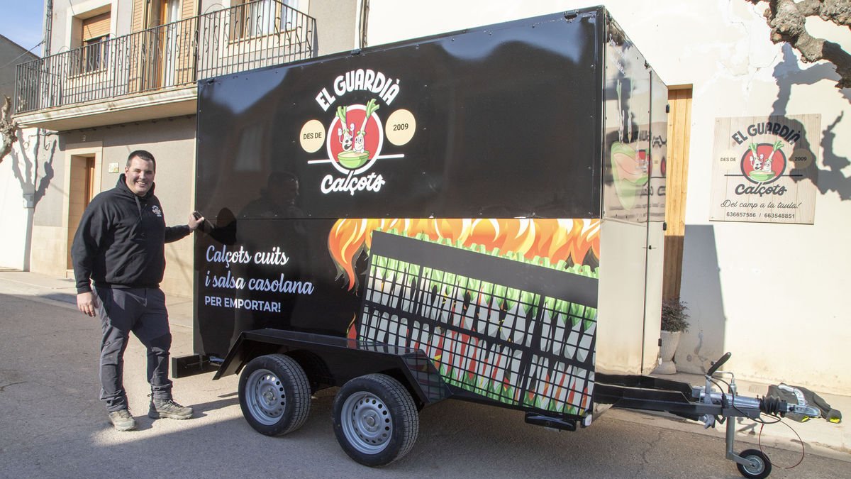 El Guardià Calçots estrenarà una foodtruck aquesta temporada als mercats de Vic i Collbató. - LAIA PEDRÓS