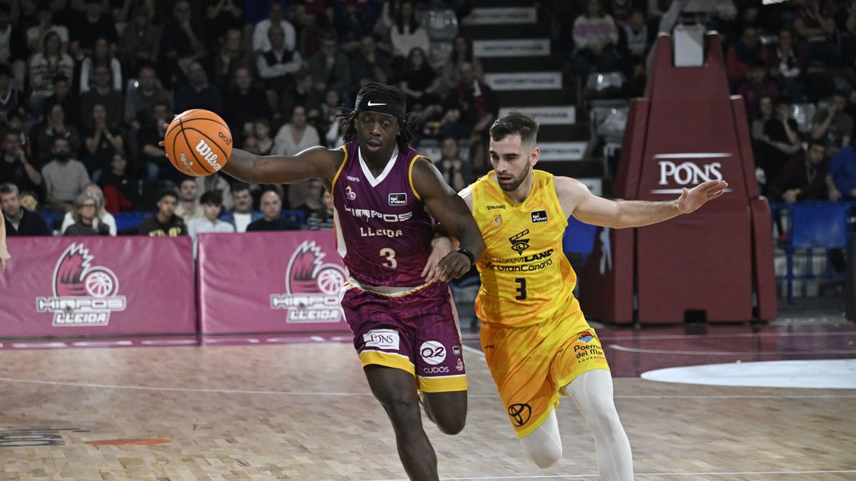 Bropleh, en el último partido en casa ante el Gran Canaria. - SANTI IGLESIAS