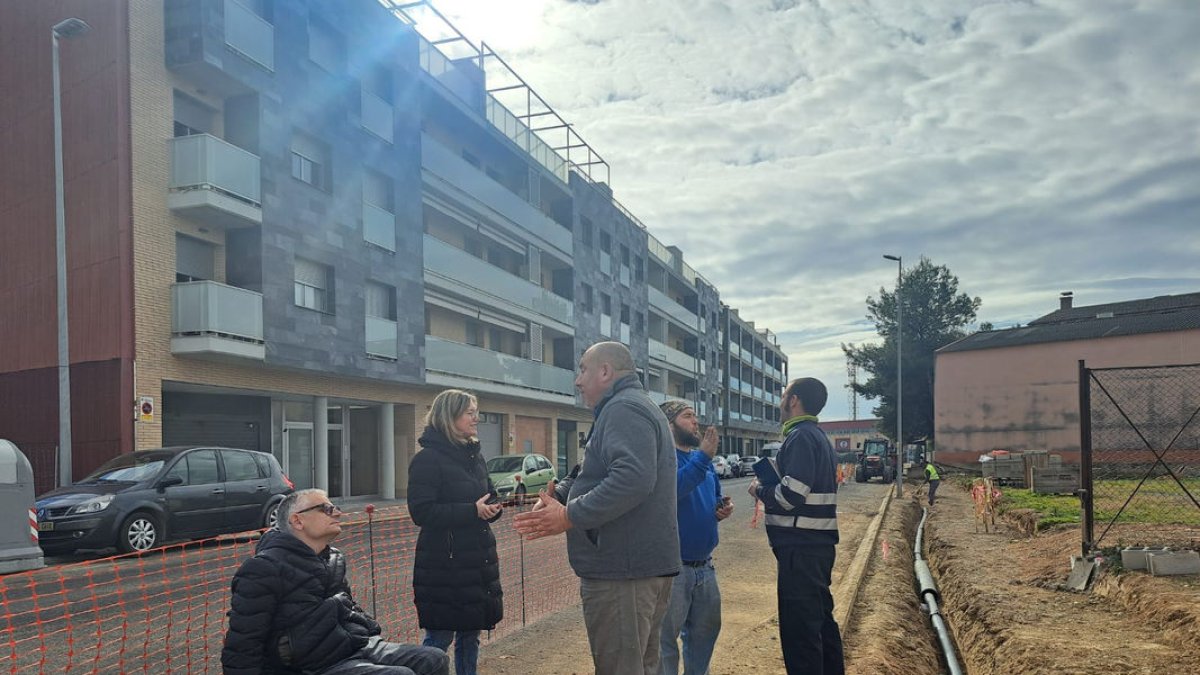 Una de las calles de la zona nueva de la población donde se han llevado a cabo estas medidas. - A.T.