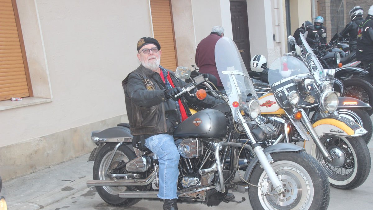 Uno de los participantes en la MotoTrobada del domingo.