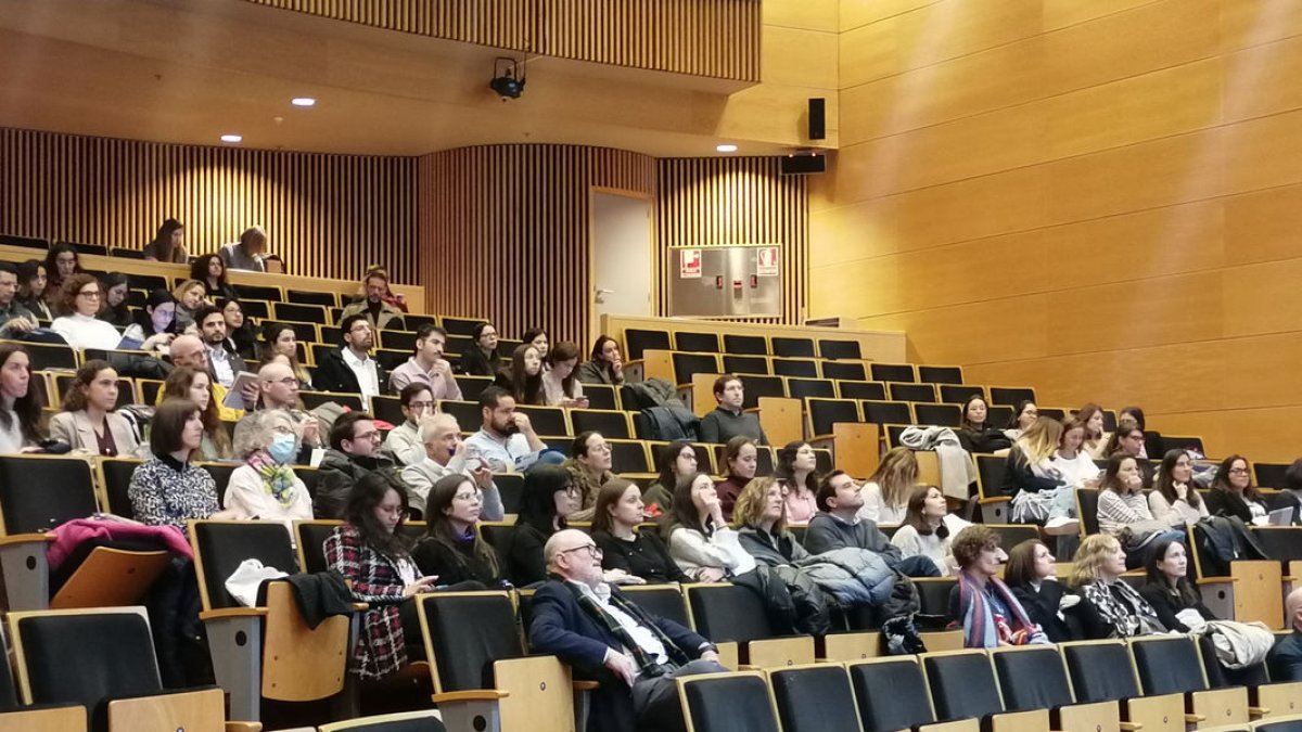 Algunos de los asistentes ayer al Matí Al·lergològic. - S.E.