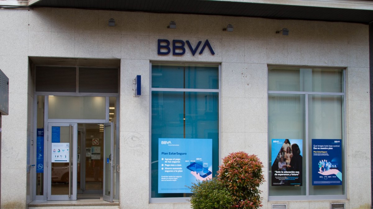 Una oficina del BBVA.