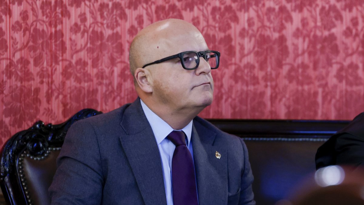 El senador del PP José Manuel Baltar Blanc, durant el judici al Tribunal Suprem acusat d’un delicte contra la seguretat viària.