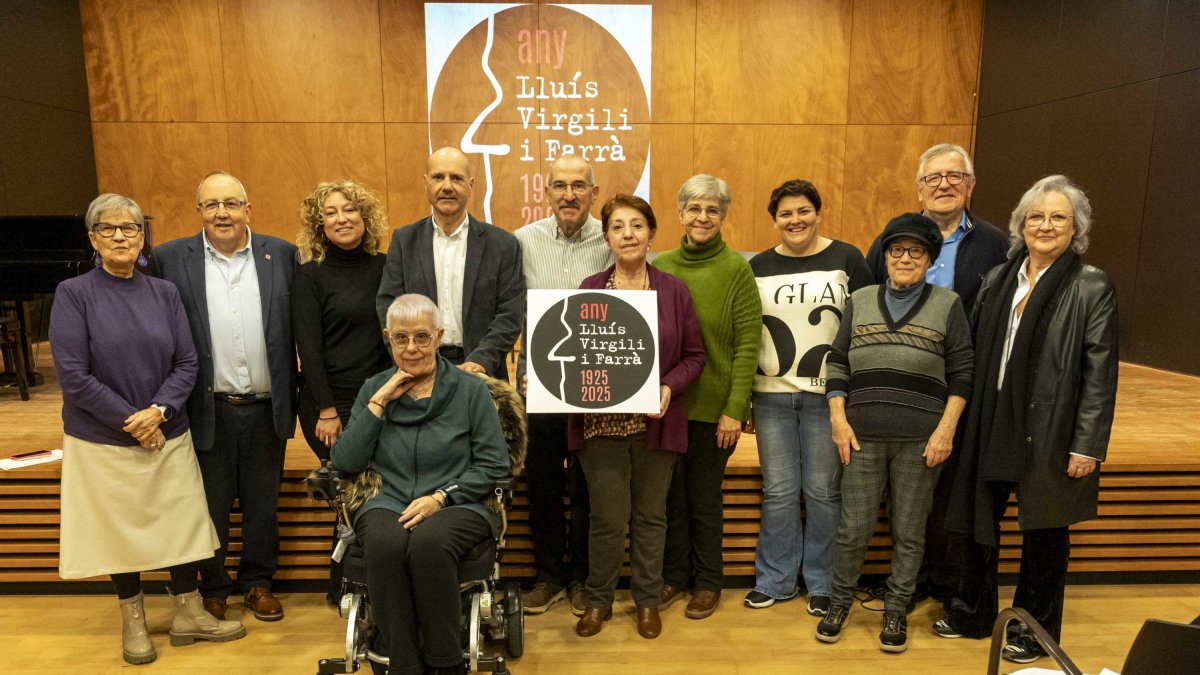 Presentació dels actes de l'Any Lluís Virgili a l'Orfeó de Lleida