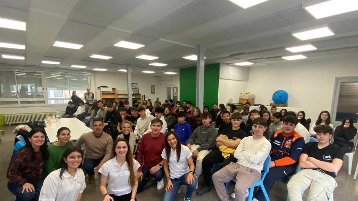 L’institut Ribera del Sió d’Agramunt va acollir ahir el projecte.