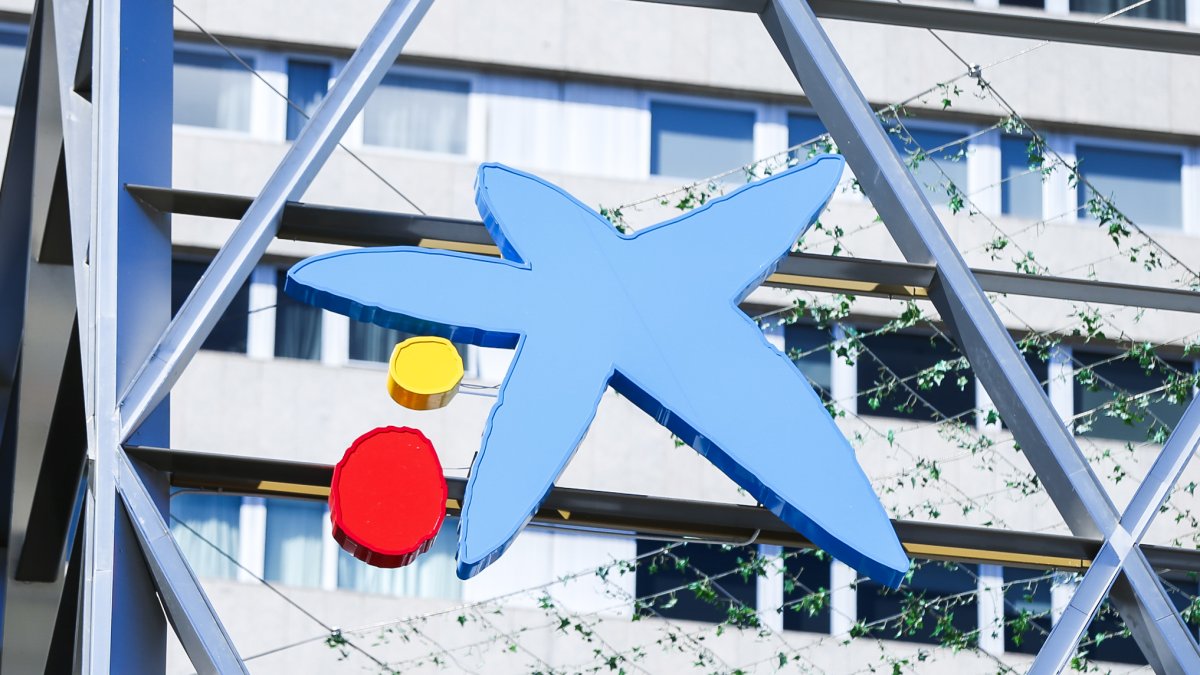 Imatge d’arxiu del logo de Caixabank.