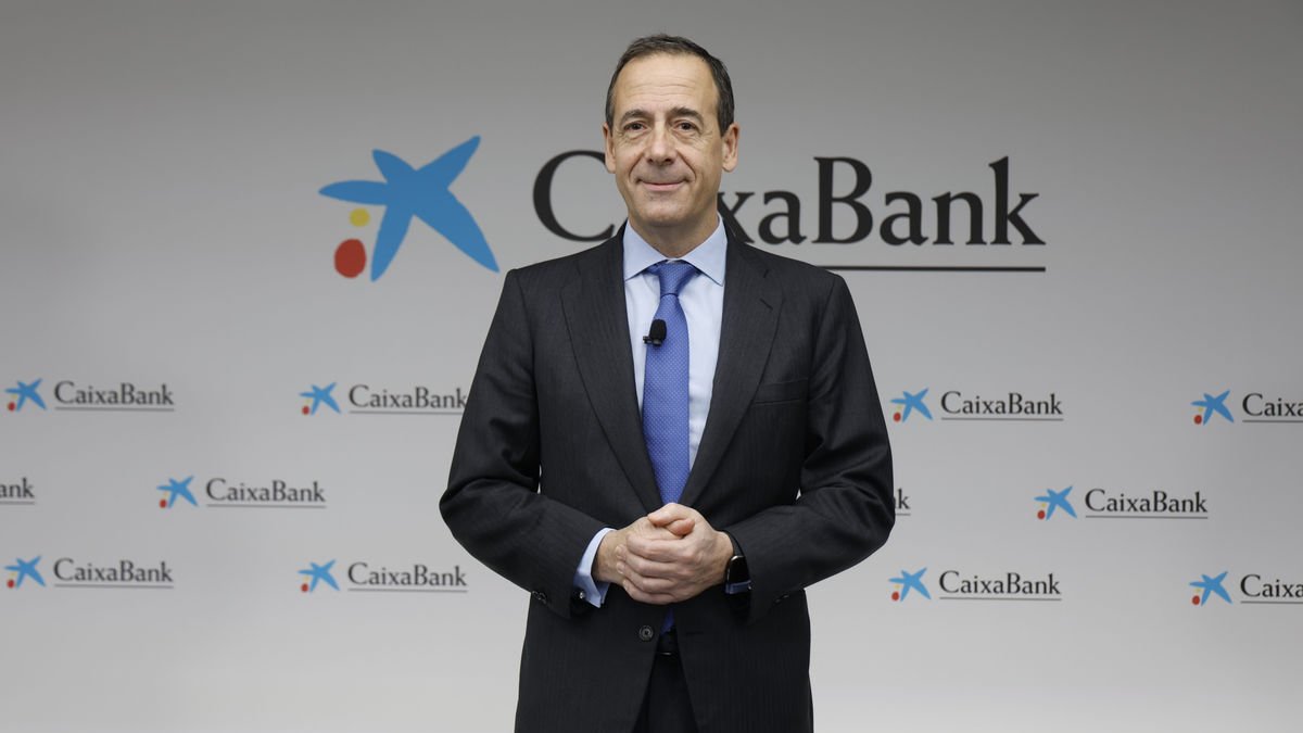 El consejero delegado de Caixabank, Gonzalo Gortázar, presentó ayer las cuentas de 2024. - CAIXABANK