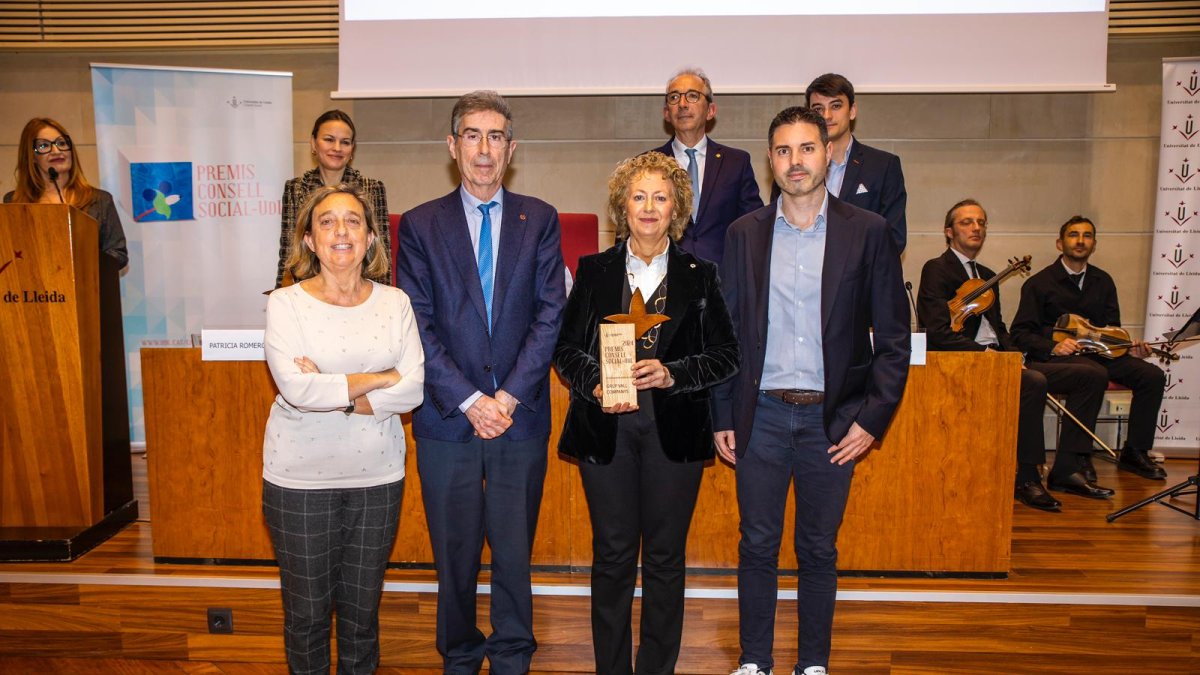 L'acte d'entrega dels Premis del Consell Social de la UdL .