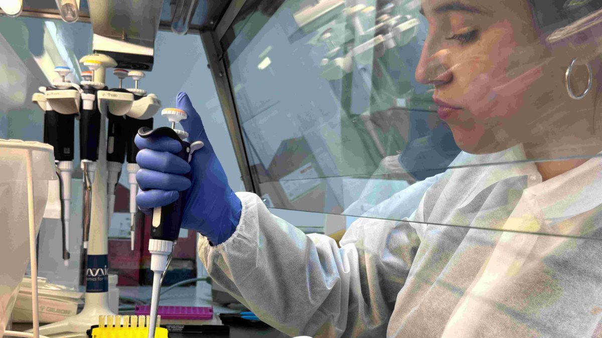 El laboratori de Flomics Biotech.