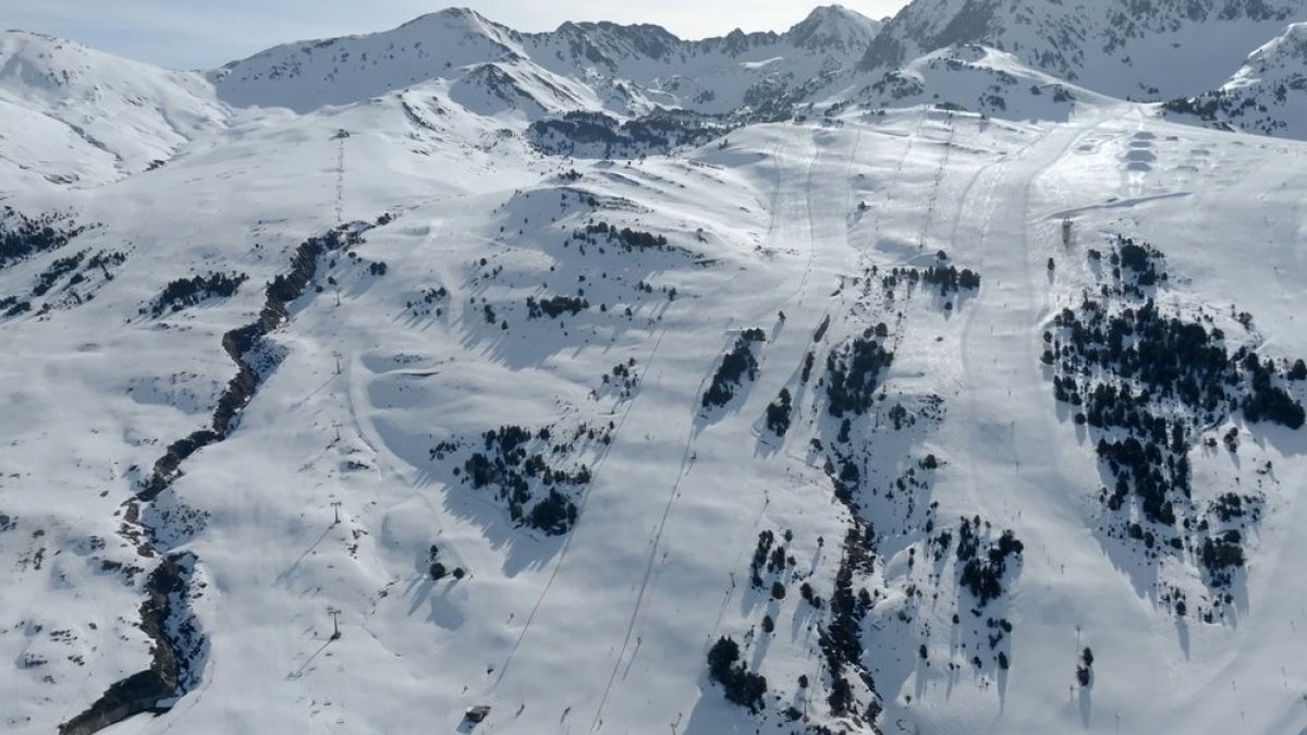 Una vista general de l’estació aranesa de Baqueira-Beret. - MEDIA BAQUEIRA