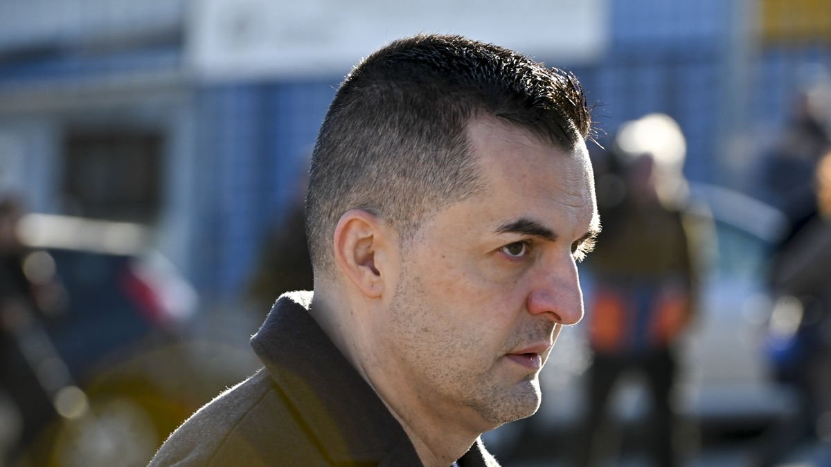Rafael Hermoso, germà de Jenni, va declarar ahir en el judici. - EFE