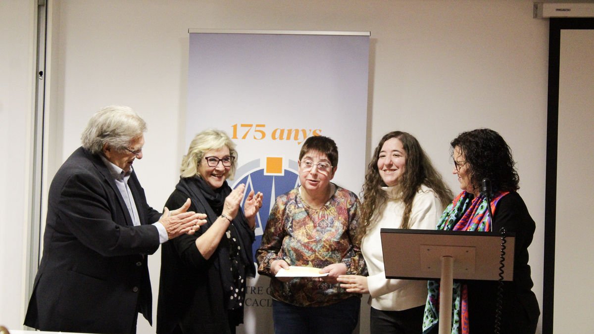 La entrega del fondo Alexandre de Sàrraga tuvo lugar ayer en la sede del Col·legi de l’Advocacia. - INGRID SEGURA