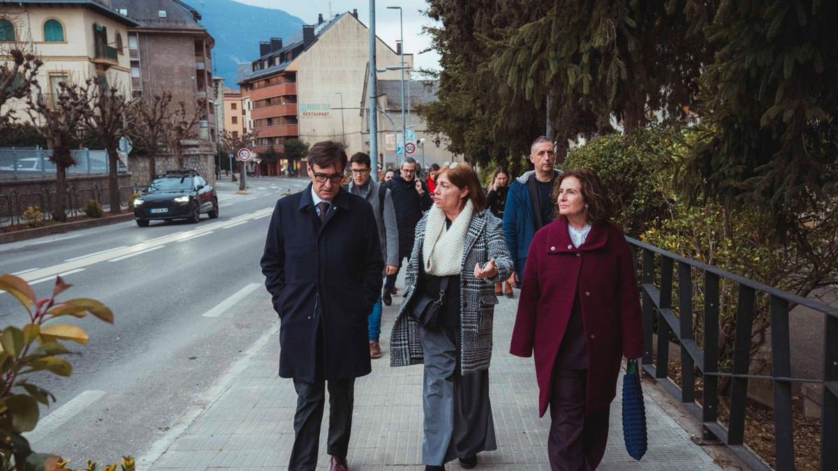 Illa visitó el El Pont de Suert y se reunió con su alcaldesa, Iolanda Ferran. - GENERALITAT