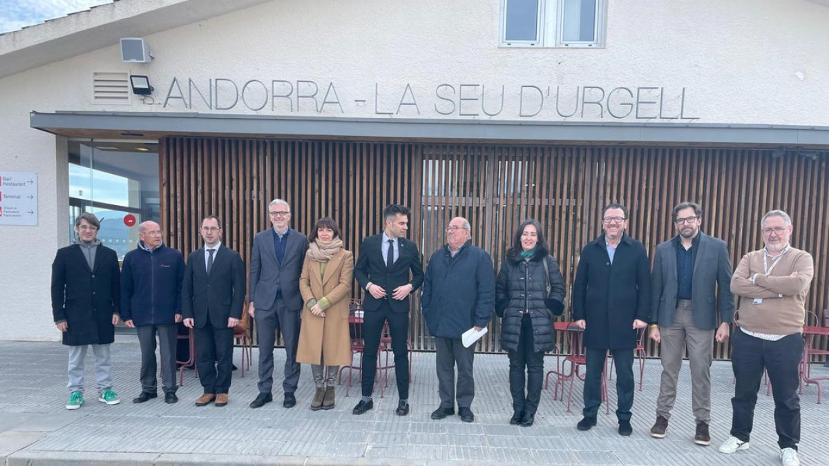Generalitat y Gobierno andorrano se reunieron ayer. - AEROPORTS DE CATALUNYA