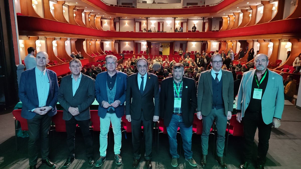 Carles Palau, Joaquim Paladella, Joan Talarn, Josep Rull, Joan Caball, Marc Solsona y Jaume Pedrós. - E.M.M.