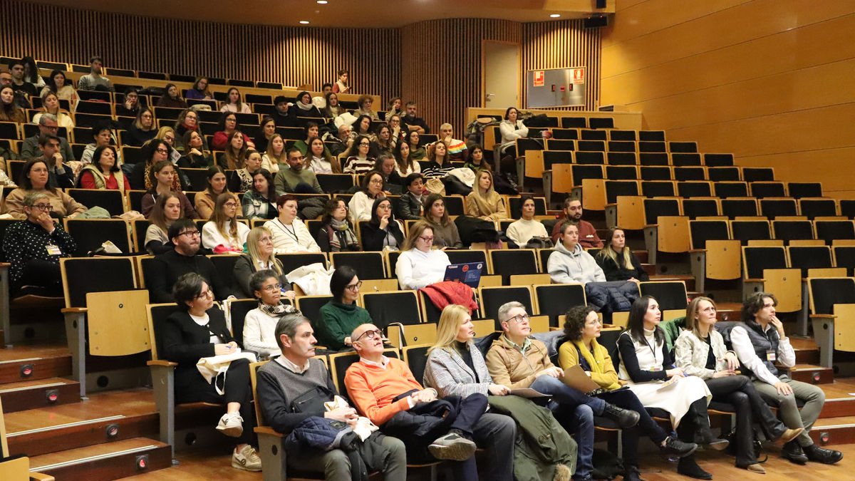La jornada se celebró ayer en el auditorio del campus de Cappont de la UdL. - MAGDALENA ALTISENT