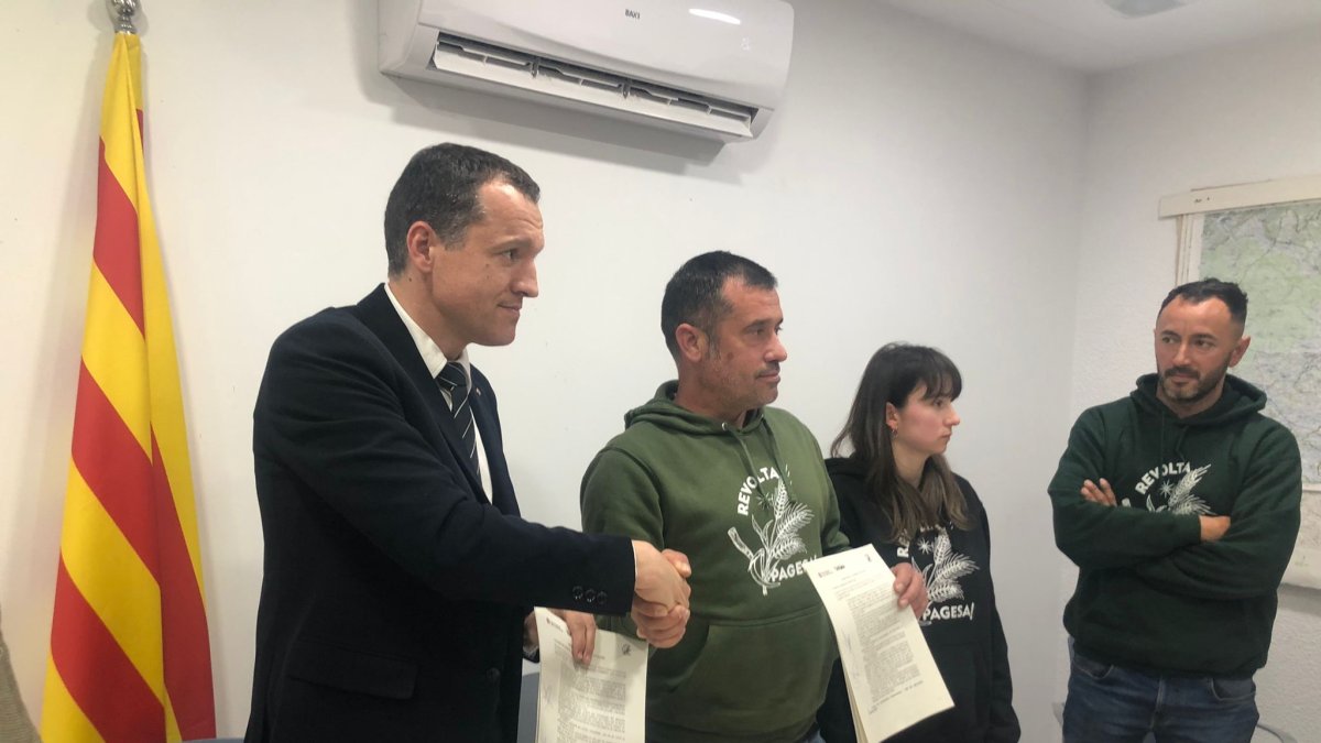 L’acte de la firma de l’acord aquesta tarda a Cervera.