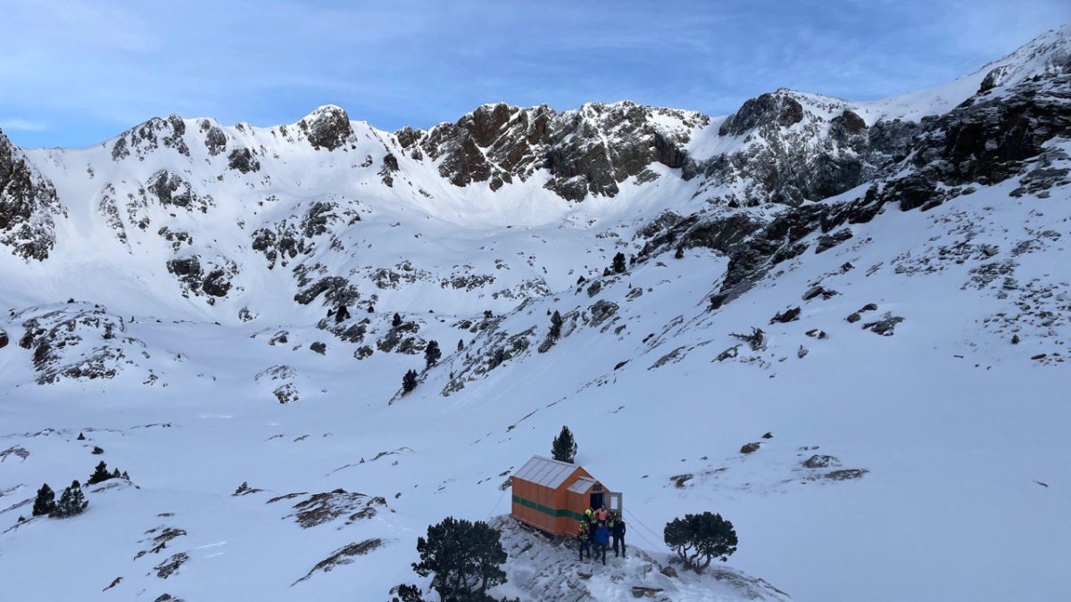 Els muntanyencs han estat localitzats al refugi de Baborte.