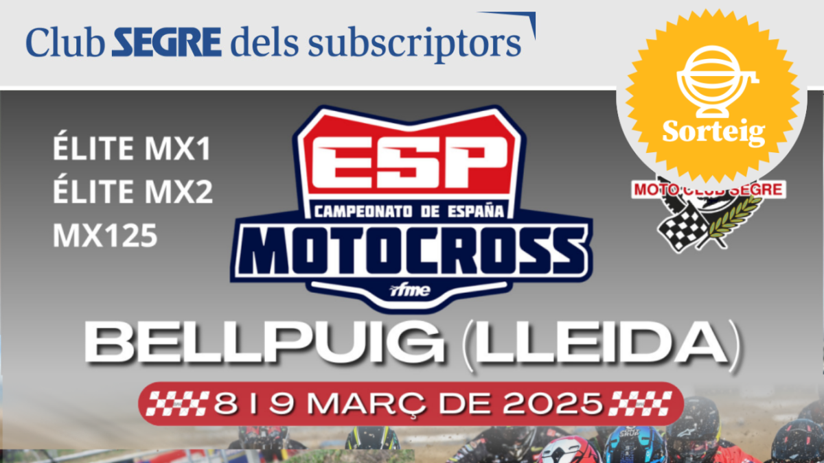 Los días 8 y 9 de marzo en el Circuito de Motocross de Cataluña, Bellpuig.