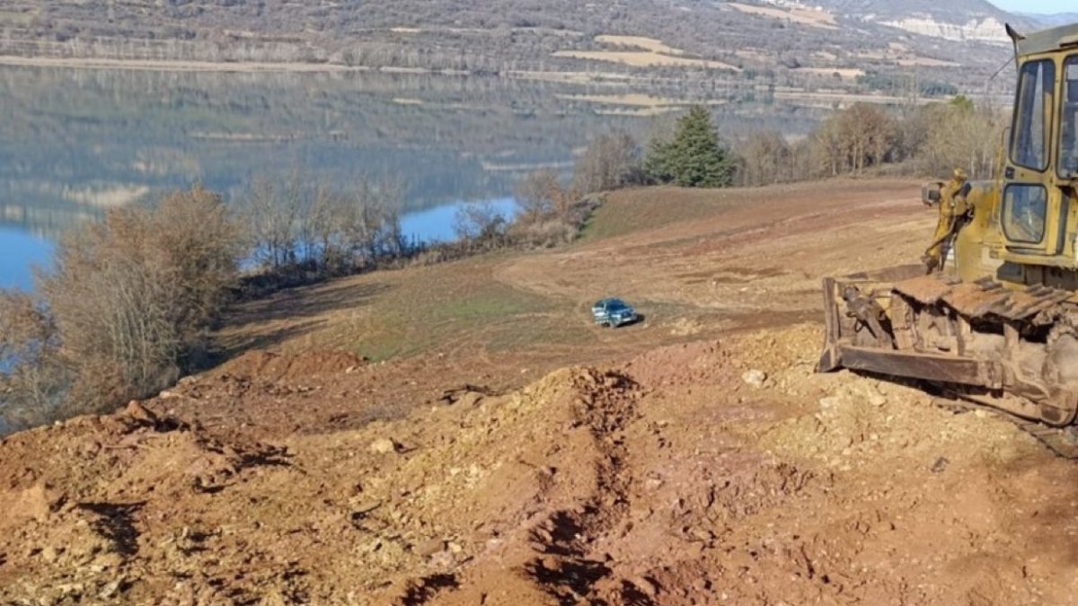 La zona afectada por la roturación forestal que ha sido denunciada por los Agentes Rurales.