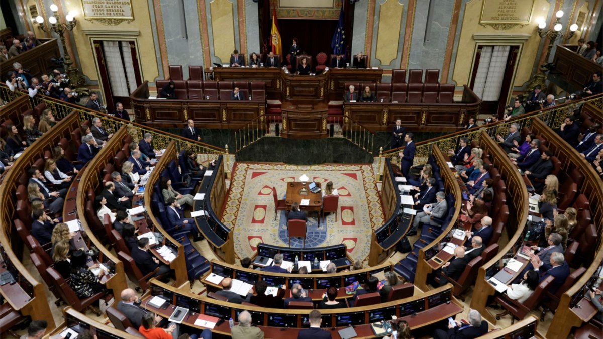 El pleno del Congreso de los Diputados, este miércoles