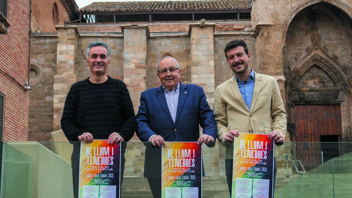 Presentació del primer Festival de Música Espiritual de les terres de Lleida.