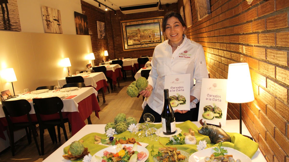 Empiezan las jornadas Carxofes a la carta en el restaurante El Celler del Roser de Lleida - SÍLVIA SOLANO