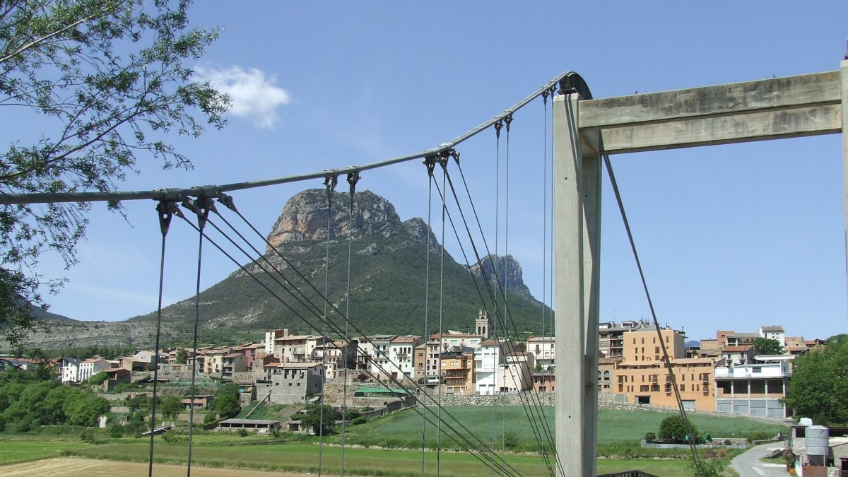 Una vista d'Organyà