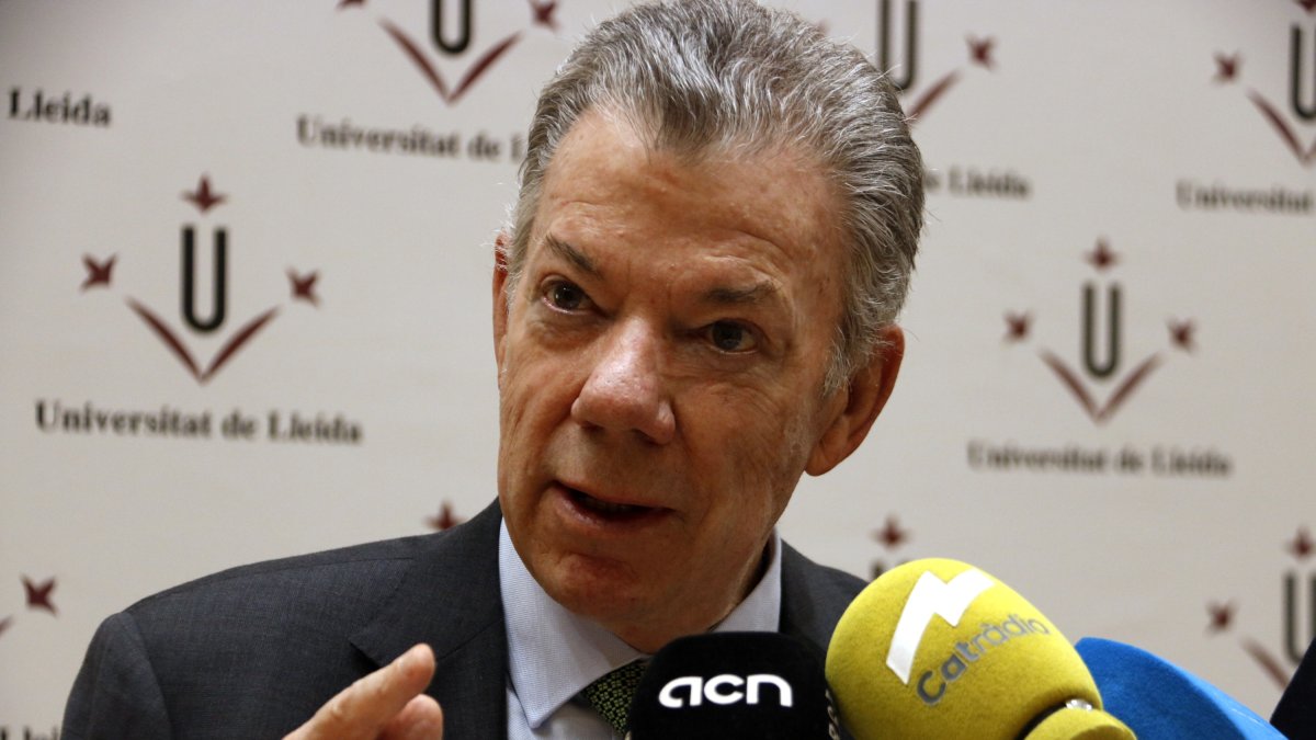 El president de Colòmbia entre el 2010 i el 2018, i Premi Nobel de la Pau el 2016, Juan Manuel Santos.