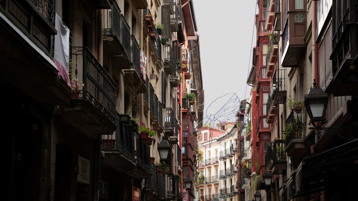 Un carrer de Bilbao.
