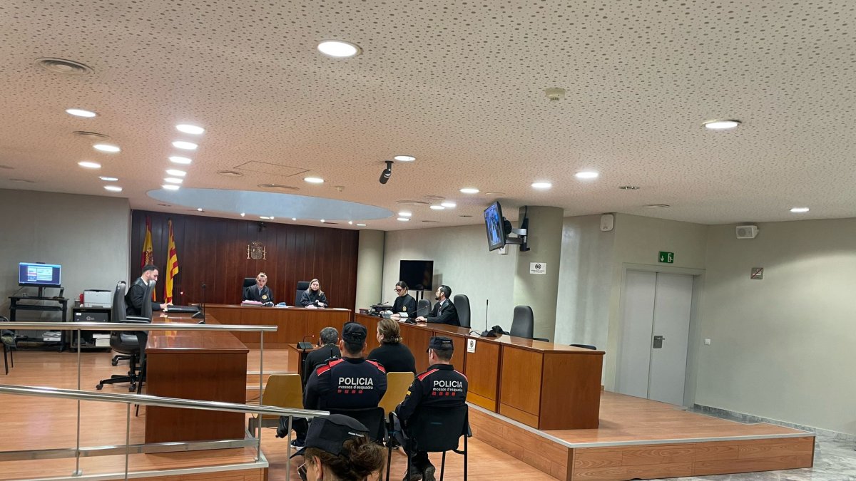 Una imatge del judici celebrat aquest dimecres a l'Audiència de Lleida.
