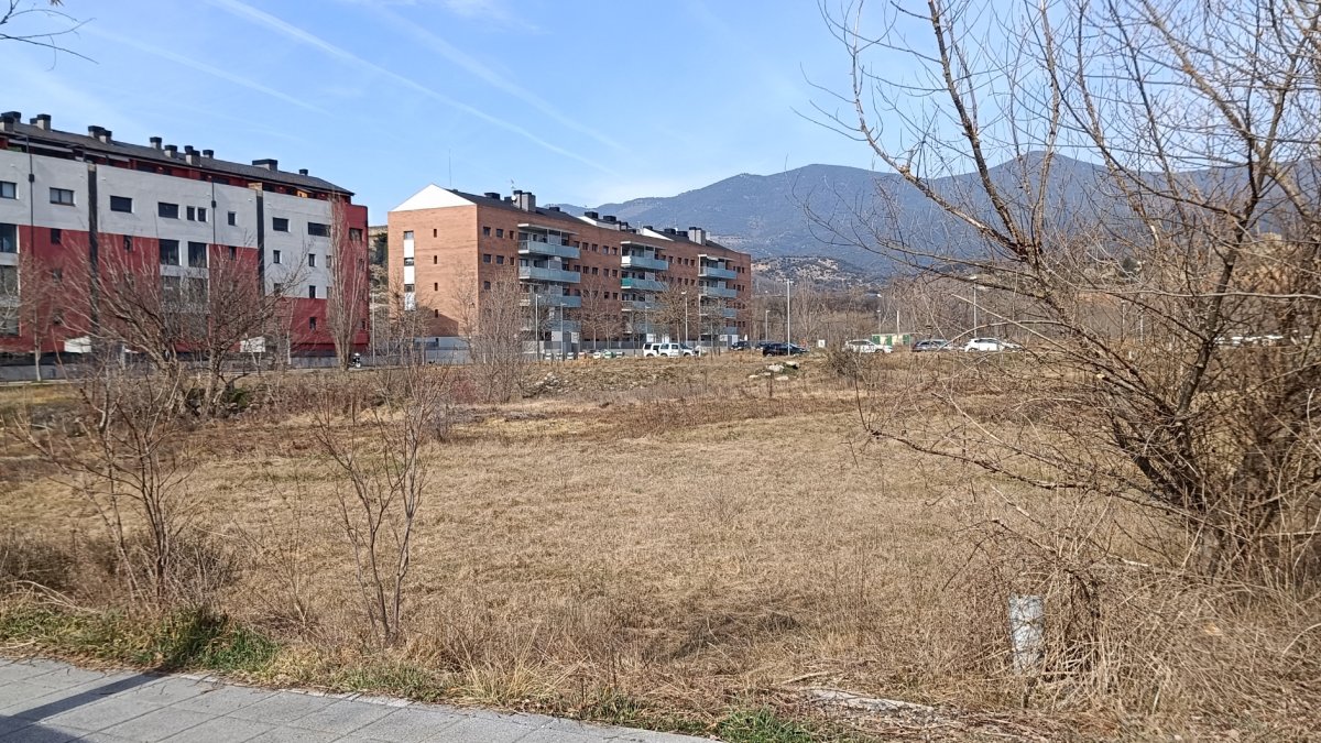 Los terrenos de la Hora del Valira donde está prevista la construcción de viviendas protegidas. - C.SANS