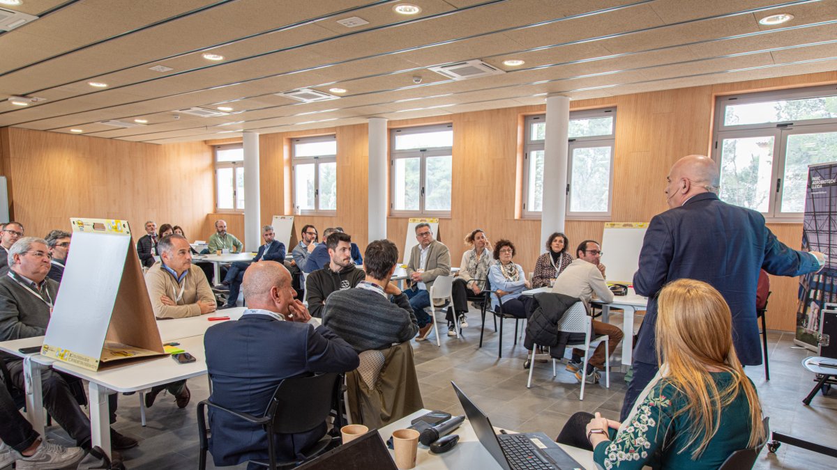 Un moment de la jornada amb professionals del sector.